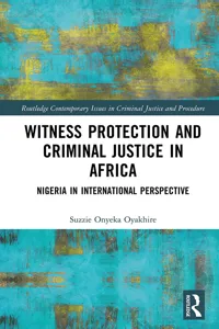 Witness Protection and Criminal Justice in Africa_cover