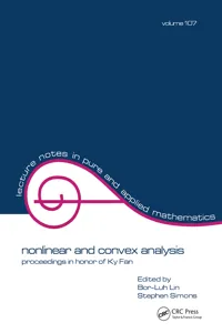 Nonlinear and Convex Analysis_cover