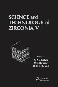 Science and Technology of Zirconia V_cover