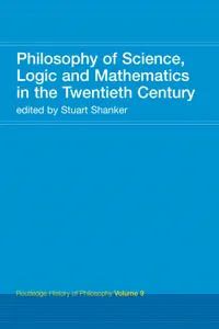 Philosophy of Science, Logic and Mathematics in the 20th Century_cover