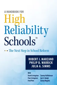 A Handbook for High Reliability Schools_cover