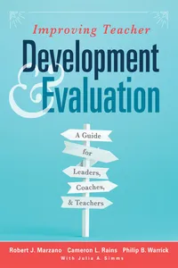 Improving Teacher Development and Evaluation_cover
