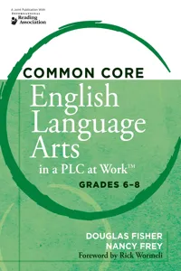Common Core English Language Arts in a PLC at Work® Grades 6-8_cover