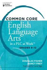 Common Core English Language Arts in a PLC at Work®, Grades 9-12_cover