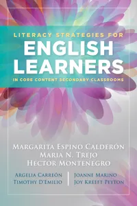 Literacy Strategies for English Learners in Core Content Secondary Classrooms_cover