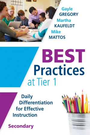 Best Practices at Tier 1 [Secondary]