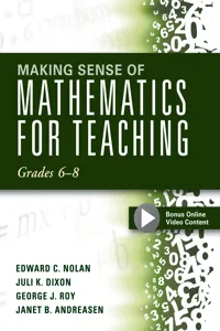 Making Sense of Mathematics for Teaching Grades 6-8_cover