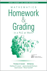 Mathematics Homework and Grading in a PLC at Work™_cover