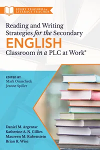Reading and Writing Strategies for the Secondary English Classroom in a PLC at Work®_cover