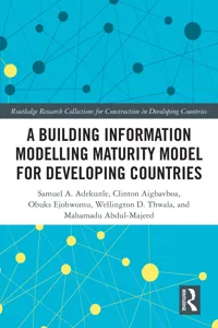 A Building Information Modelling Maturity Model for Developing Countries_cover