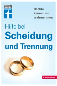 Hilfe bei Scheidung und TrennungHilfe bei Scheidung und Trennung - Scheidungsverfahren und Kosten - Irrtümer vermeiden - Finanzfragen klären - Mit verschiedenen Fallbeispielen_cover