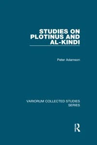 Studies on Plotinus and al-Kindi_cover