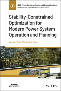 Stability-Constrained Optimization for Modern Power System Operation and Planning_cover