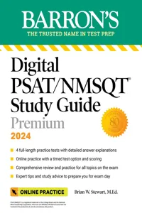 Digital PSAT/NMSQT Study Guide Premium, 2024: 4 Practice Tests + Comprehensive Review + Online Practice_cover