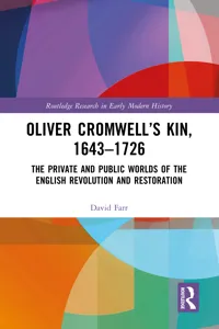 Oliver Cromwell's Kin, 1643-1726_cover