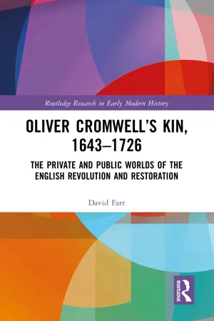 Oliver Cromwell's Kin, 1643-1726