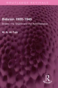 Bahrain 1920-1945_cover