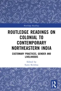 Routledge Readings on Colonial to Contemporary Northeastern India_cover