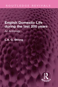 English Domestic Life during the last 200 years_cover