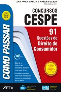 Como passar em concursos CESPE: direito do consumidor_cover