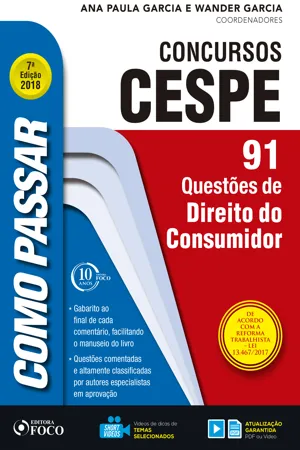 Como passar em concursos CESPE: direito do consumidor