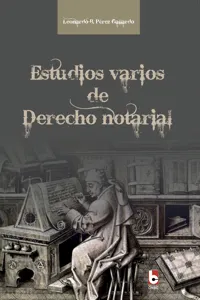 Estudios varios de Derecho notarial_cover