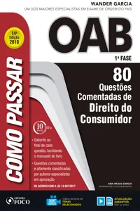 Como passar na OAB 1ª Fase: direito do consumidor_cover