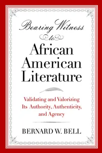 Bearing Witness to African American Literature_cover