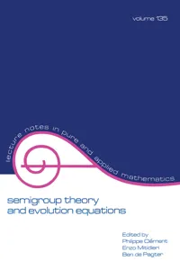 Semigroup Theory and Evolution Equations_cover