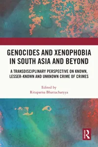 Genocides and Xenophobia in South Asia and Beyond_cover