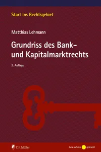 Grundriss des Bank- und Kapitalmarktrechts_cover