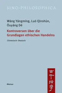 Kontroversen über die Grundlagen ethischen Handelns_cover