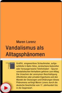 Vandalismus als Alltagsphänomen_cover