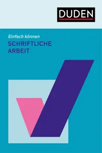 Einfach können. Schriftliche Arbeit_cover