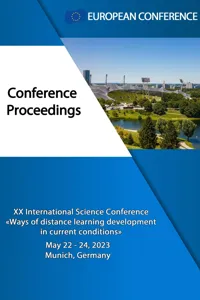 WAYS OF DISTANCE LEARNING DEVELOPMENT IN CURRENT CONDITIONS_cover