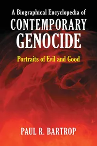 A Biographical Encyclopedia of Contemporary Genocide_cover