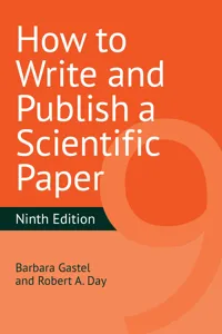 How to Write and Publish a Scientific Paper_cover