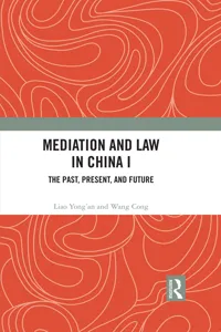 Mediation and Law in China I_cover