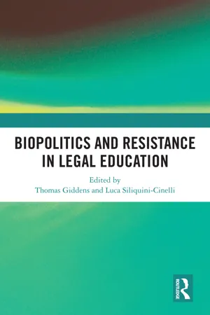 Biopolitics and Resistance in Legal Education