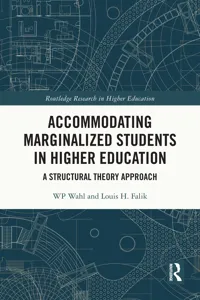 Accommodating Marginalized Students in Higher Education_cover