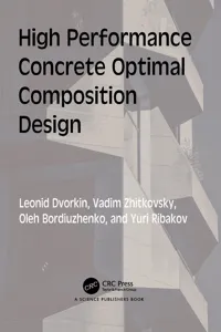 High Performance Concrete Optimal Composition Design_cover