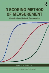 D-scoring Method of Measurement_cover