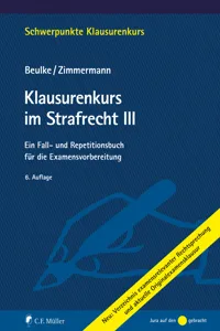 Klausurenkurs im Strafrecht III_cover