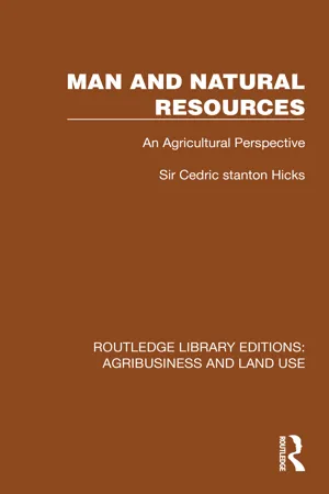 Man and Natural Resources