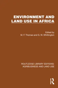 Environment and Land Use in Africa_cover