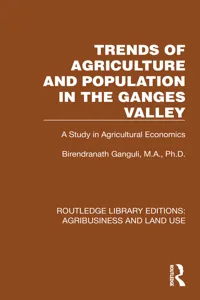 Trends of Agriculture in the Ganges Valley_cover