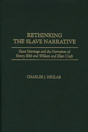 Rethinking the Slave Narrative