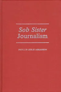 Sob Sister Journalism_cover