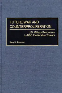 Future War and Counterproliferation_cover