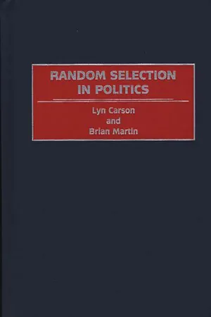 Random Selection in Politics